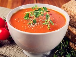 Грибной крем –суп с сухариками